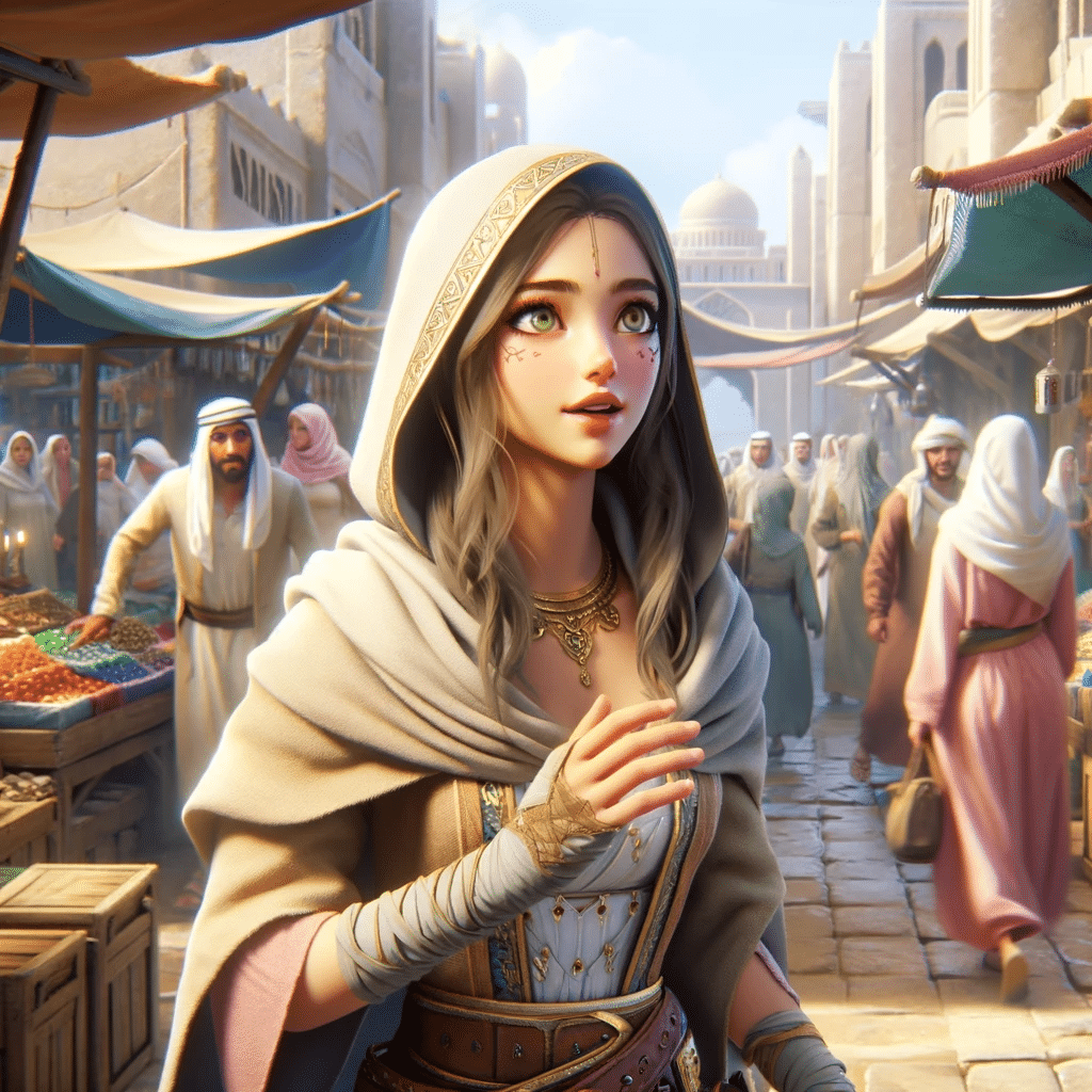 JASMINE MODERNA NO MERCADO DE AGRABAH