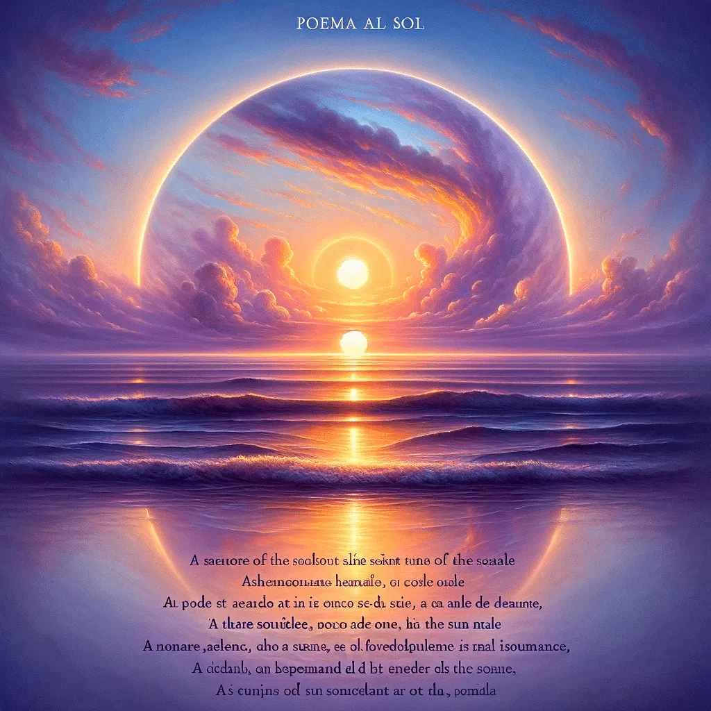 A Serene And Artistic Representation Of The Sun Setting Over The Ocean With A Focus On The Suns Gentle Descent Into The Water. The Scene Captures Th