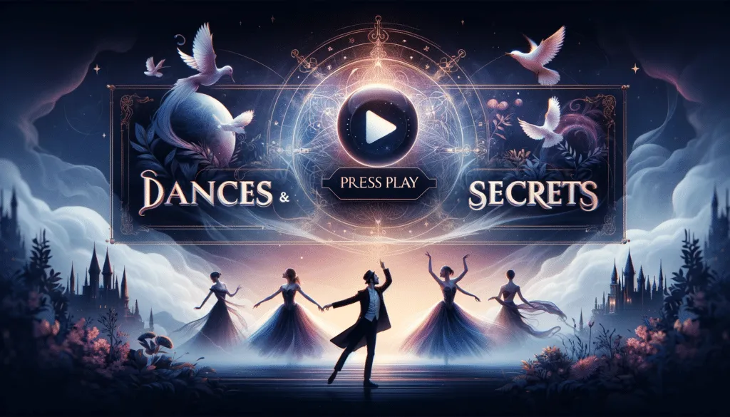 Dances And Secrets Inviting Viewers To Press Play Featuring Elegant Dancers And A Mystical Atmosphere