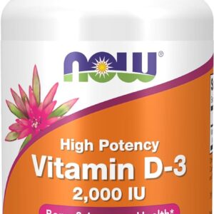 Vitamina D3 2000ui Now Foods Capa