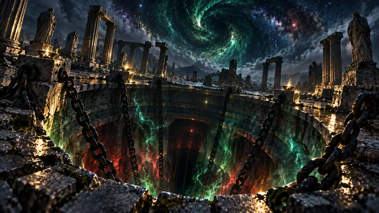 Capa do Volume 14: O Poço do Tártaro